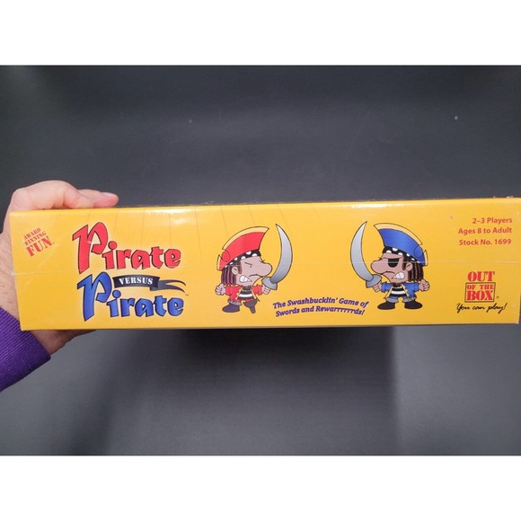 Pirate Versus Pirate Board Game 2 Players SEALED Out Of The Box - Picture 8 of 10